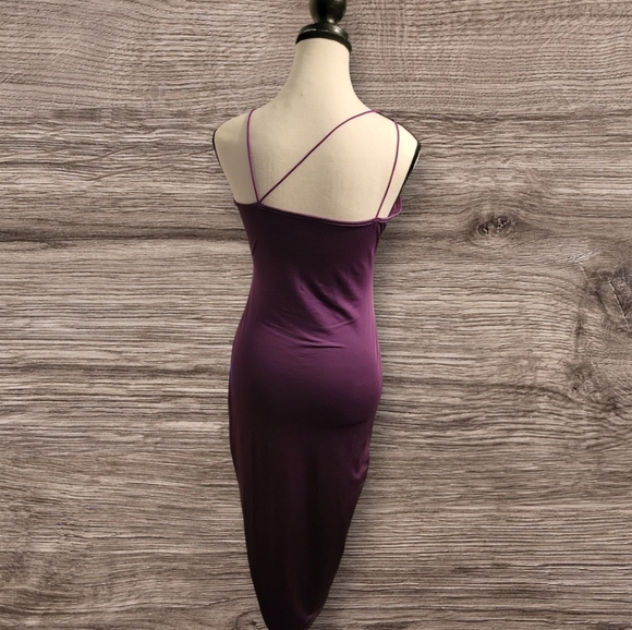 Elegant Women's Purple/Maroon Bodycon Slip Dress, Medium, NWOT - Picture 2 of 5